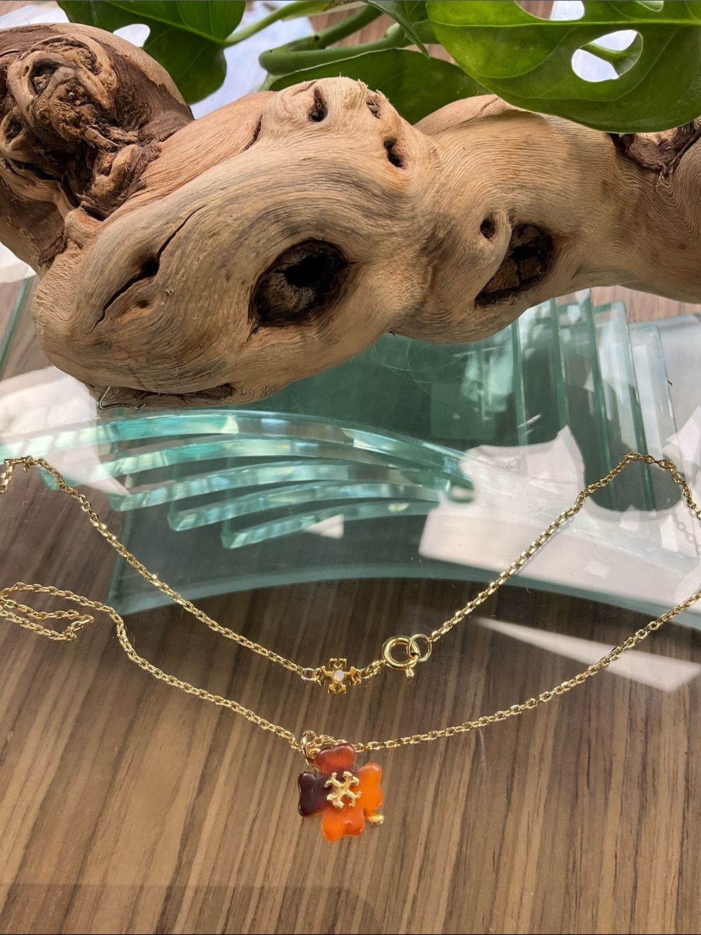 Tory Burch Kira Fleur Pendent Necklace